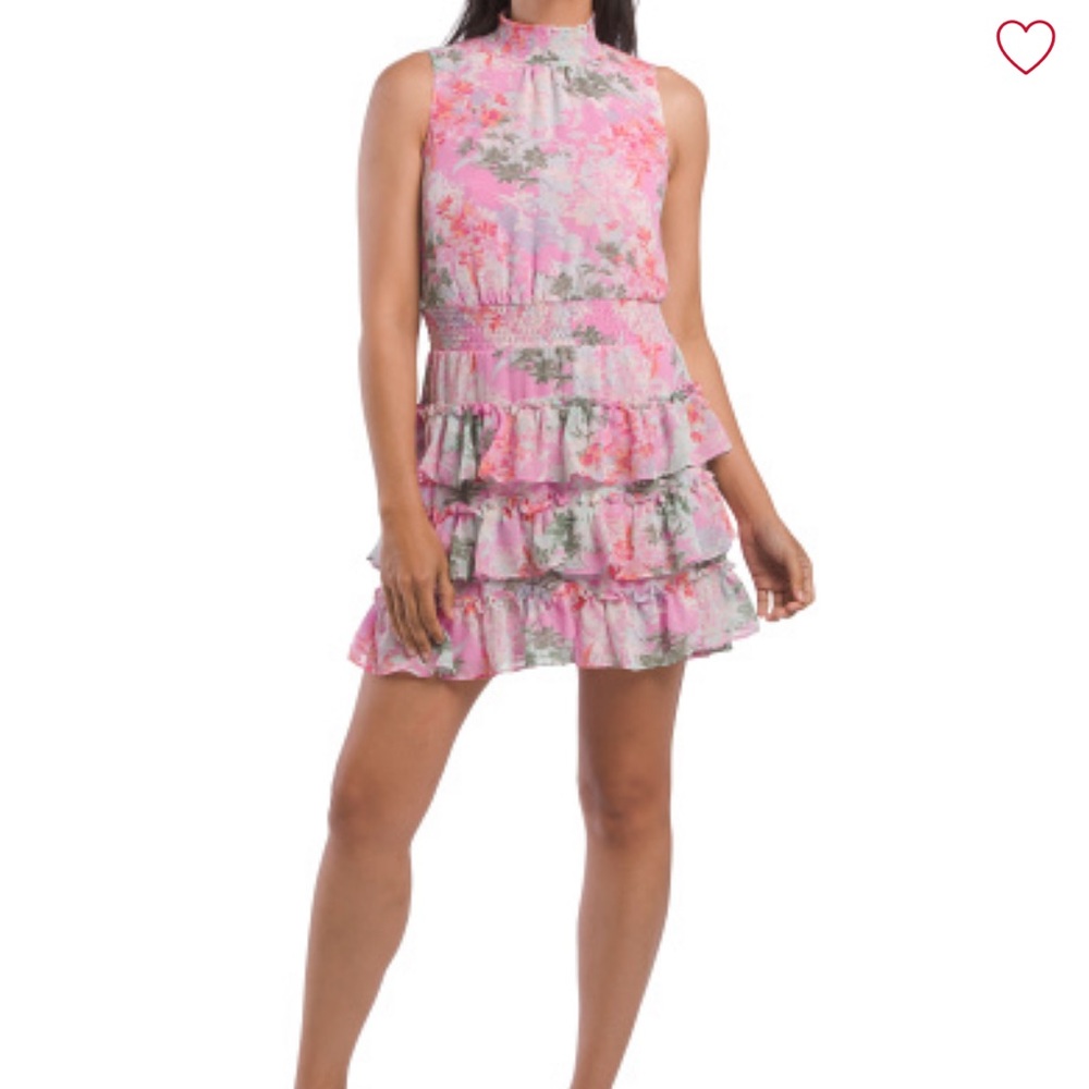 Gorgeous floral pink dress new with tags